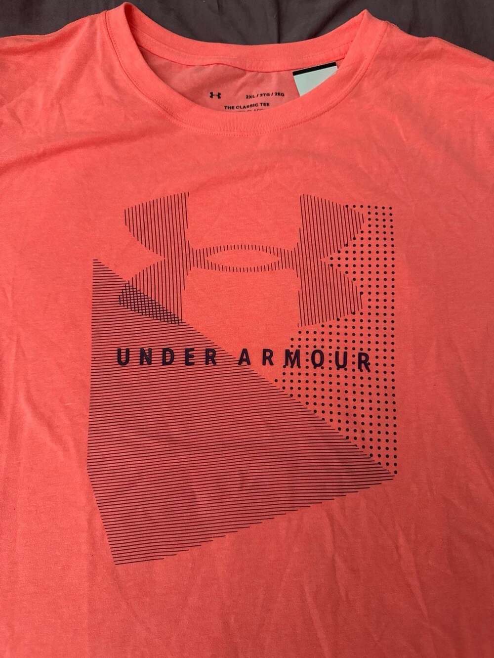Under Armour HeatGear Classic Graphic Tee Orange 2XL